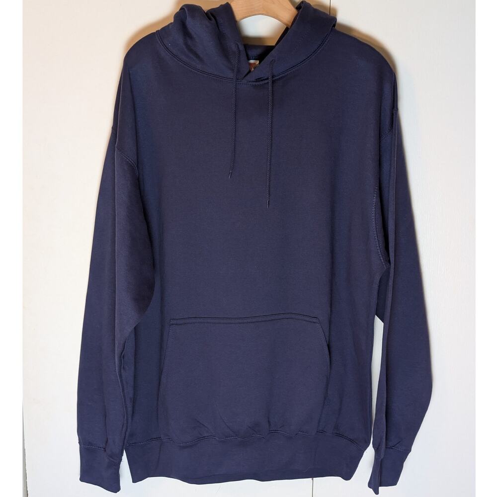 New Three Layer Blue Hoodie Large